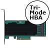 NVMe/SAS/SATA HBA 